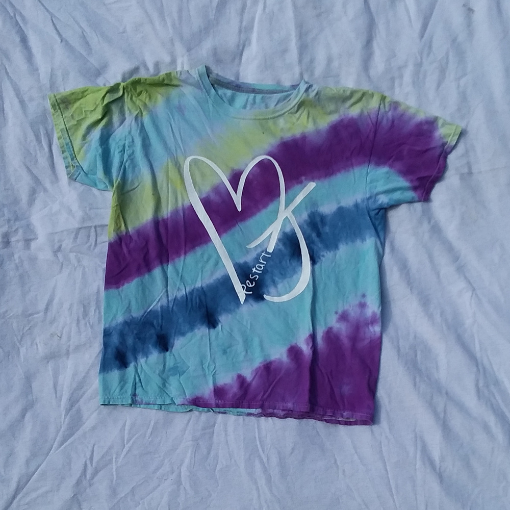 tye dye FRUIT OF THE LOOM tshirt